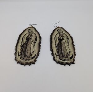BellaDona Virgen de Guadalupe Earrings | LA Designer Chola Gothic Collectible